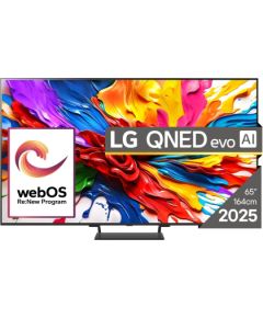 LG QNED evo AI 65QNED93A6A TV 165.1 cm (65") 4K Ultra HD Smart TV Wi-Fi Black