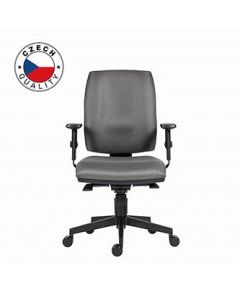 Ergonomisks biroja krēsls Powerton Hana – pelēks