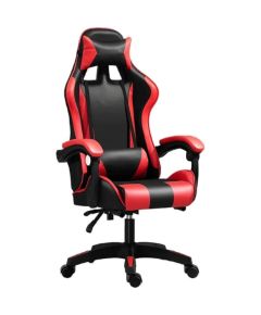 Krzesło biurowe ExtraLink EXTRALINK GAMING FOTEL GAMINGOWY BIUROWY OBROTOWY KUBEŁKOWY CZARNO-CZERWONY G-522