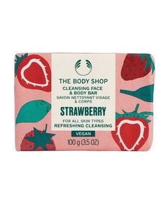 The Body Shop Strawberry Cleansing Face & Body Bar 100.0g