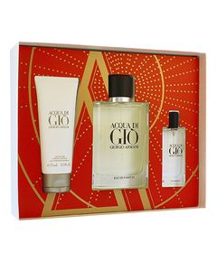 Giorgio Armani Acqua Di Gio Man Eau de Parfum Gift set EDP 125 ml, shower gel 75 ml and miniature EDP 15 ml 125ml