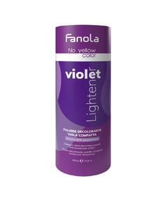 Fanola No Yellow Color Compact Violet Bleaching Powder - Pudr pro zesvětlení vlasů 450ml