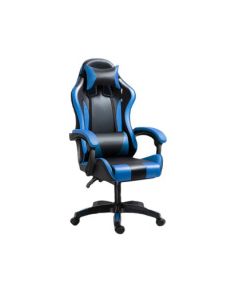 Krzesło biurowe ExtraLink EXTRALINK GAMING FOTEL GAMINGOWY BIUROWY OBROTOWY KUBEŁKOWY CZARNO-NIEBIESKI G-523