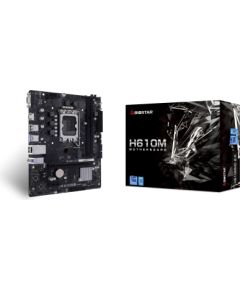 Mainboard BIOSTAR Intel H610 LGA1700 Micro-ATX Memory DDR4 Memory slots 2 H610MHC2.0