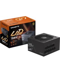 Power Supply GIGABYTE UD750GM PG5 V2 ATX 3.1 750 Watts Efficiency 80 PLUS GOLD PFC Active MTBF 100000 hours GP-UD750GMPG5V2