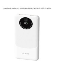 Dudao   Dudao K12 10000mAh PD22.5W USB-A, USB-C White