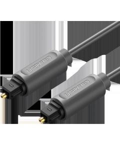 UGREEN AV122 Toslink audio optiskais kabelis, alumīnija pīts, 1,5 m (melns)