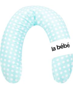 La Bebe™ Nursing La Bebe™ Rich Maternity Pillow Art.85705 Dots 100% Natural Linen Подковка для сна / кормления малыша - Чехол 100% Натуральный Лён, 30x104 cm