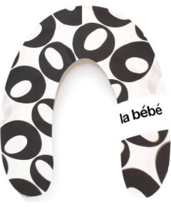 La Bebe™ Nursing La Bebe™ Rich Maternity Pillow Art.85499 Black/Silver Подковка для сна, кормления малыша 30x104 cm