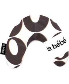 La Bebe™ Nursing La Bebe™ Mimi Nursing Cotton Pillow Art.17002 Art Deco Black/Silver Подкова для сна, кормления малыша 19x46 cm