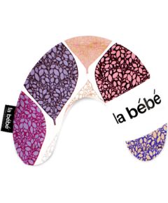 La Bebe™ Nursing La Bebe™ Mimi Nursing Cotton Pillow Art.35602 Deco Purple Подкова для сна, кормления малыша 19x46cm