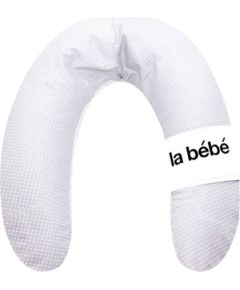 La Bebe™ Nursing La Bebe™ Rich Maternity Pillow Art.81027 Pearl Grey Satin Подковка для сна, кормления малыша 30x104 cm