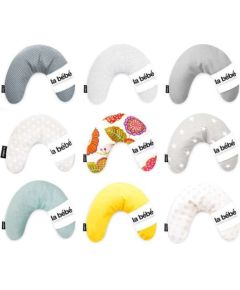 La Bebe™ Nursing La Bebe™ Mimi ECO Pillow Art.9424 Random color Подкова для сна, кормления малыша 19*46cm, ECO