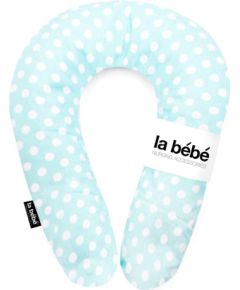 La Bebe™ Nursing La Bebe™ Snug Cotton Mint Dots Art.80935 Подковка для сна/кормления малыша Mit.20x70см
