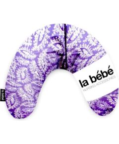 La Bebe™ Nursing La Bebe™ Mimi Nursing Cotton Pillow Art.41109 Floral violet Подкова для сна, путешествий, кормления малыша 19x46cm