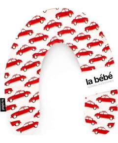 La Bebe™ Nursing La Bebe™ Rich Maternity Pillow Art.102773 Cars Red-White Подковка для сна, кормления малыша 30x104 cm
