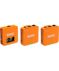 RODE Wireless GO III (pomarańczowy) - System mikrofonów bezprzewodowych