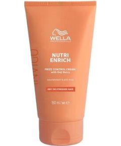 Wella Invigo Nutri-Enrich Frizz Control Cream - Rinse-free anti-frizz cream for dry and damaged hair 150ml