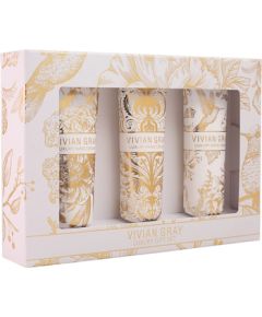 Vivian Gray White Velvet Hand Cream Set - Dárková sada krémů na ruce