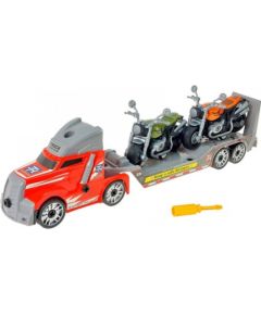 Adar Konstruktors auto treilers ar motocikliem (skaņa, gaisma) 56 cm 612952