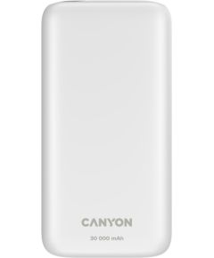 CANYON power bank PB-301 LED 30000 mAh PD 20W QC 3.0 White