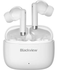 Blackview AirBuds 4, Battery 35mAh,Charging box battery 400mAh, Bluetooth 5.3, White