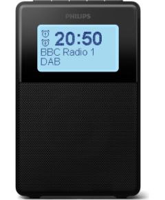 PHILIPS TAR5100/10 radio pulkstenis, melns
