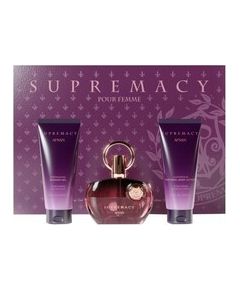 Afnan Supremacy Purple Gift set EDP 100 ml, shower gel 100 ml and moisturizing body lotion 100 ml 100ml