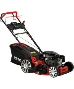 Benzīna zāles pļāvējs YATO YT-85528, 51 cm, LONCIN dzinējs 196 cm³, 8 pozīciju augstuma regulēšana