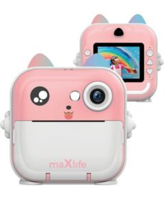 Maxlife MXPC-100 PINK Bērnu fotokamera ar printēšanas funkciju