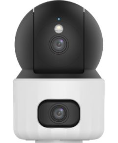 UHO S3S-M33D ~ Uniarch WiFi/IP kamera ar diviem objektiviem 3MP 2.8mm / 3MP 2.8mm (IR + WHITE LED)