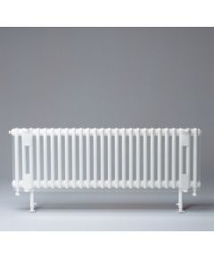 Zehnder radiators grīdas Charleston 2 rindu, H-260, 23 sekcijas, V002, ar metinātām kājām 120-170 mm, balts