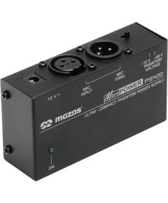 Mozos PS400 Zasilacz Phantom +48V | +12V do mikrofonów XLR