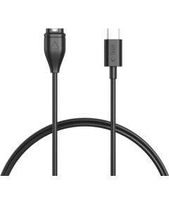 TECH-PROTECT MC04 ULTRABOOST CHARGING TYPE-C CABLE 100CM GARMIN WATCH BLACK
