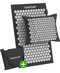 Tunturi Pro Acupressure Mat And Pillow, Black