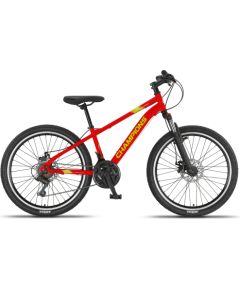 Pusaudžu velosipēds Champions 24 Kaunos DB (KAU.2423D) oranžs/dzeltens