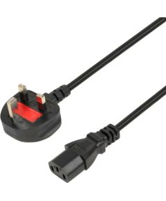 iBOX VDE SCHUKO power cable 1.8m UK plug