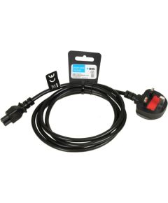 iBOX Power Cable for Laptops (clover) VDE 1.8m UK plug