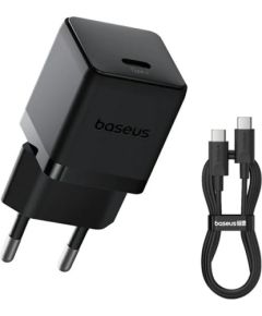 Charger Baseus Palm 20W USB-C + USB-C to USB-C cable 1.0m black TZCCSUP-L01