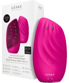 Sonic Thermo Facial Brush & Face-Lifter 8in1 Geske with APP (magenta)