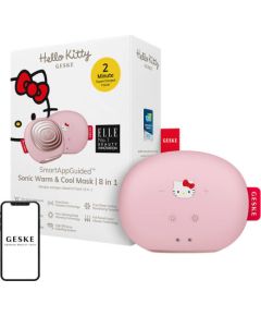 Sonic Facial Massager Warm & Cool 8in1 Geske with APP (Hello Kitty pink)