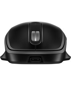 HP 515 Super Capacitor Wireless Mouse - Multi-Device, Dual-Mode, Ultra-Fast Rechargeable, Multi Surface, 4000 dpi – Black / 9C2F7AA#ABB