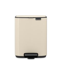 BRABANTIA atkritumu tvertne ar pedāli, 7L, Soft Beige - 237928