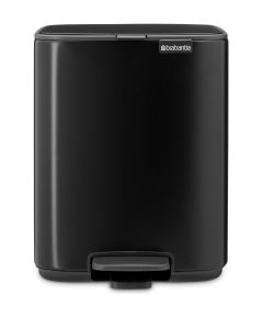 BRABANTIA atkritumu tvertne ar pedāli, 7L, Matt black - 237867