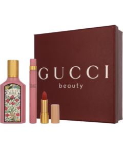 Gucci Flora Gorgeous Gardenia Dárková sada EDP 50 ml, rtěnka 1 g a miniaturka EDP 10 ml 50ml