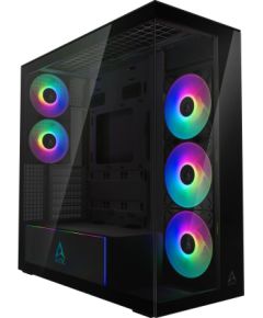 Case ARCTIC Xtender (Mirror Black) MidiTower Case product features Transparent panel Not included Colour White ACPCC00018A