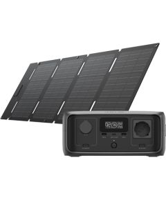 Bundle: Power Station EcoFlow RIVER 3 UPS + Solar Panel 45W USB-C Akumulatoru spēkstacijas