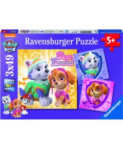 Ravensburger Puzzle 3x49 Pieces: Skye and Everest