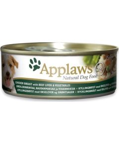 Applaws Applaws Pies kura, wątroba wołowa i warzywa puszka 156g uniwersalny