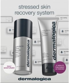 Stressed Skin Recovery System Set Dermalogica: Multivitamin Power Recovery, Recovery, Cream, For Face, 50 ml + Multivitamin Power Recovery, Anti-Stress, Cream Mask, For Face, 75 ml For Women